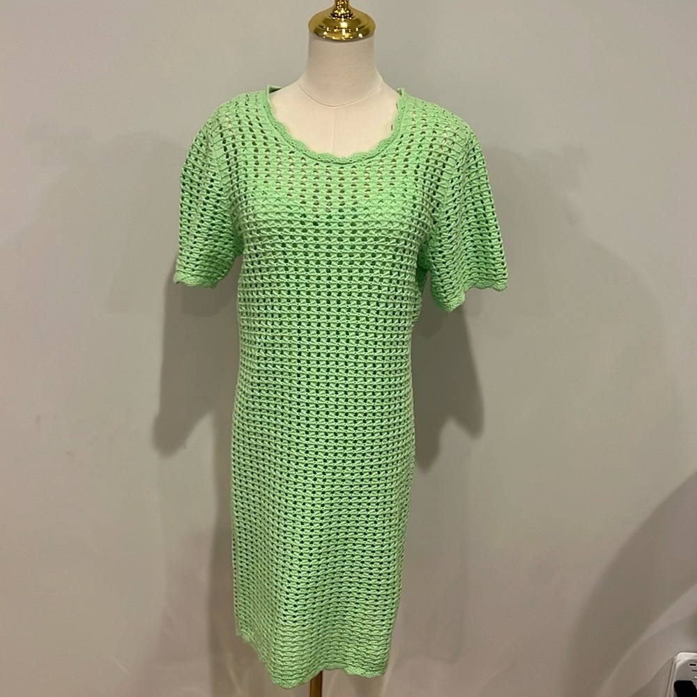 GAP neon green dress - Picture 2 of 4